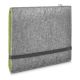 Sleeve FINN for Huawei MediaPad M5 8 - Felt light grey/apple green