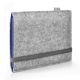 e-Reader felt sleeve FINN for PocketBook Basic Lux - Felt light grey/blue