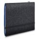 Hülle FINN für Huawei MediaPad M5 Lite 10 - Filz anthrazit/blau 