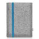 Tablet felt pouch LEON for Samsung Galaxy Tab S5e - blue - grey