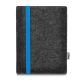 e-Reader felt pouch 'LEON' for PocketBook Touch HD - blue-anthracite