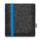 e-Reader felt pouch LEON for Amazon Kindle Oasis (10. Generation) - blue - anthracite