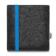 e-Reader felt pouch 'LEON' for Amazon Kindle Oasis (9. Generation) - blue-anthracite