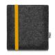 e-Reader felt pouch LEON for Amazon Kindle Oasis (10. Generation) - yellow - anthracite