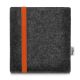 e-Reader felt pouch LEON for Amazon Kindle Oasis (10. Generation) - orange - anthracite