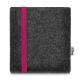 e-Reader Filztasche LEON für Kobo Forma - pink - anthrazit