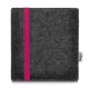 e-Reader Filztasche LEON für Tolino Epos 2 - pink - anthrazit