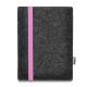e-Reader felt pouch 'LEON' for PocketBook Touch HD - rose-anthracite
