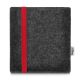 e-Reader felt pouch 'LEON' for Amazon Kindle Oasis (9. Generation) - red-anthracite