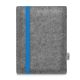 e-Reader Filztasche 'LEON' für Kobo Aura Edition 2 -  blau-hellgrau
