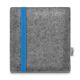 e-Reader felt pouch LEON for Amazon Kindle Oasis (10. Generation) - blue - grey