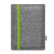 eReader felt pouch 'LEON' for ArtaTech Inkbook Prime HD - lime-grey