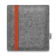 e-Reader felt pouch LEON for Tolino Epos 2 - orange - grey