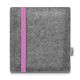 e-Reader felt pouch LEON for Kobo Libra - H2O - rose - grey
