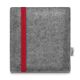 e-Reader Filztasche 'LEON' für Amazon Kindle Oasis (9. Generation) - rot-hellgrau