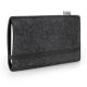 Pouch 'FINN' for Nokia 9 Pure View - Felt anthracite/black