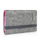 Pouch 'FINN' for Apple iPhone 6s - light grey/pink