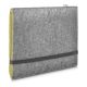 Sleeve FINN for Huawei MediaPad T5 10 - Felt light grey/yellow