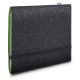 Hülle FINN für Huawei MediaPad T5 10 - Filz anthrazit/grün