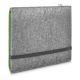 Sleeve FINN for Samsung Galaxy Tab A 10.5 - Felt light grey/green
