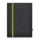 Tablet felt pouch LEON for Huawei MediaPad M5 Lite 10 - green - anthracite