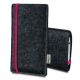 Felt bag 'LEON' for Huawei Mate 8 - pink - anthracite
