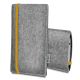Felt bag 'LEON' for Huawei Mate 8 - yellow - grey