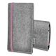 Felt bag 'LEON' for Huawei Mate 8 - rose - grey