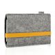 Felt bag LEON for Google Pixel 3 XL - yellow - grey