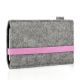 Felt bag LEON for Xiaomi Redmi 6 - rose - grey