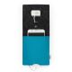 LUIS - Universal case for charging smartphones - colour anthracite - azure