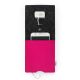 LUIS - Universal case for charging smartphones - colour anthracite - pink