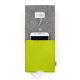LUIS - Universal case for charging smartphones - colour light grey - apple green