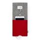 LUIS - Universal case for charging smartphones - colour light grey - red