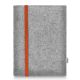 Tablet felt pouch LEON for Samsung Galaxy Tab S5e - orange - grey