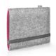 e-Reader felt sleeve FINN for PocketBook Touch Lux 4 - Felt light grey/pink