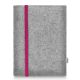 Filzhülle LEON für Apple iPad (2017) - pink - hellgrau