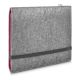 Sleeve FINN for Huawei MediaPad M5 8 - Felt light grey/red
