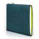 E-reader cover VIGO for Amazon Kindle Oasis (10. Generation) - cork petrol, felt apple-green
