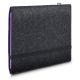 Hülle FINN für Samsung Galaxy Tab S6 - Filz anthrazit/violett 