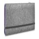 Sleeve FINN for Apple iPad (2019) - Felt light grey/violet